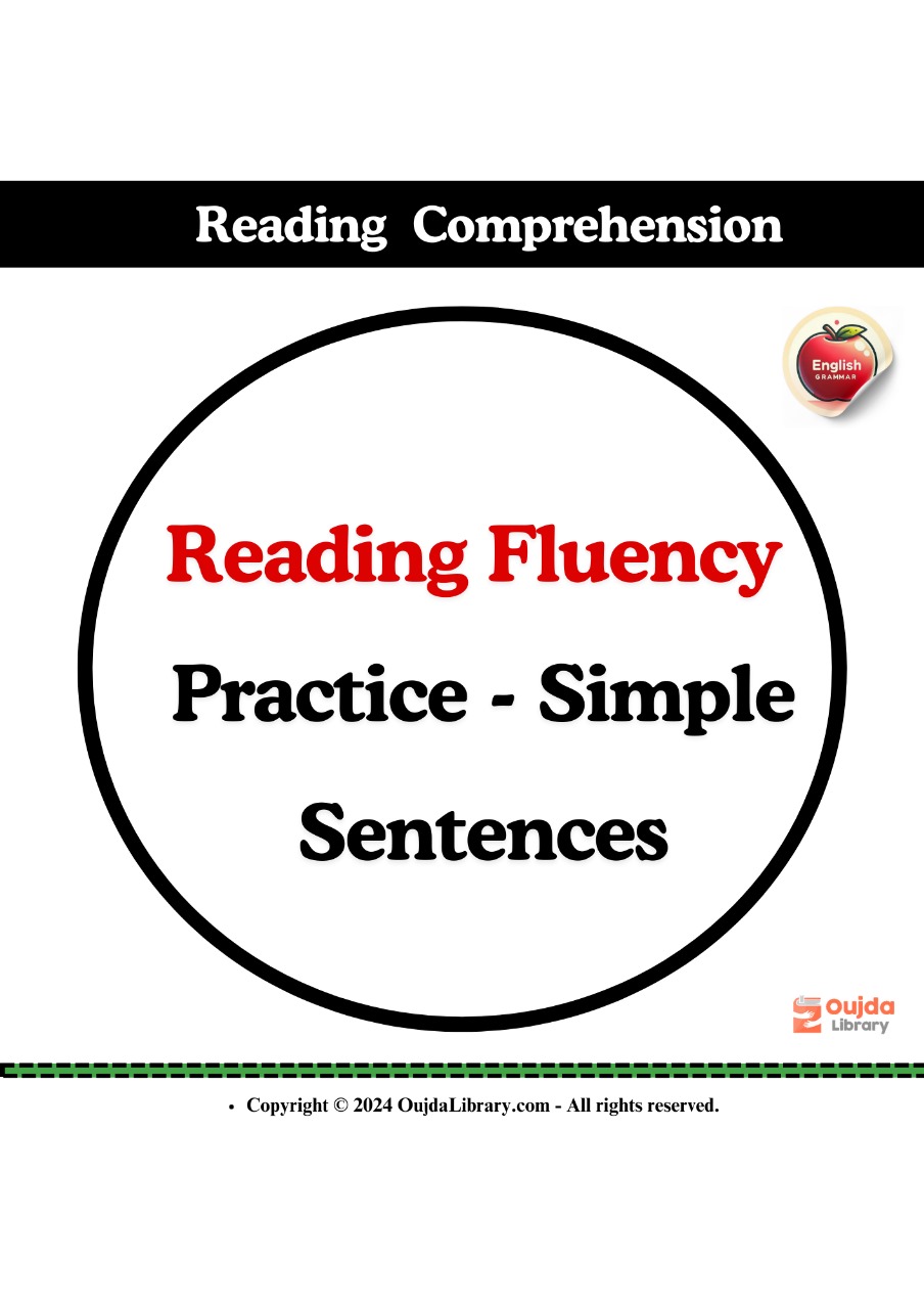 Reading Fluency Practice - Simple Sentences