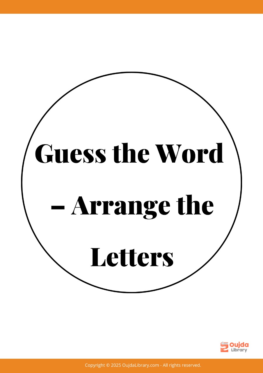 Guess the Word – Arrange the Letters