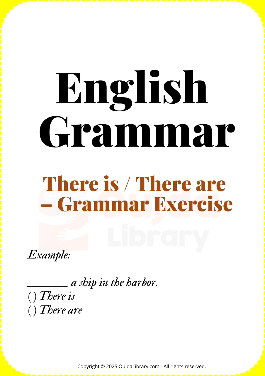 There is / There are – Grammar Exercise