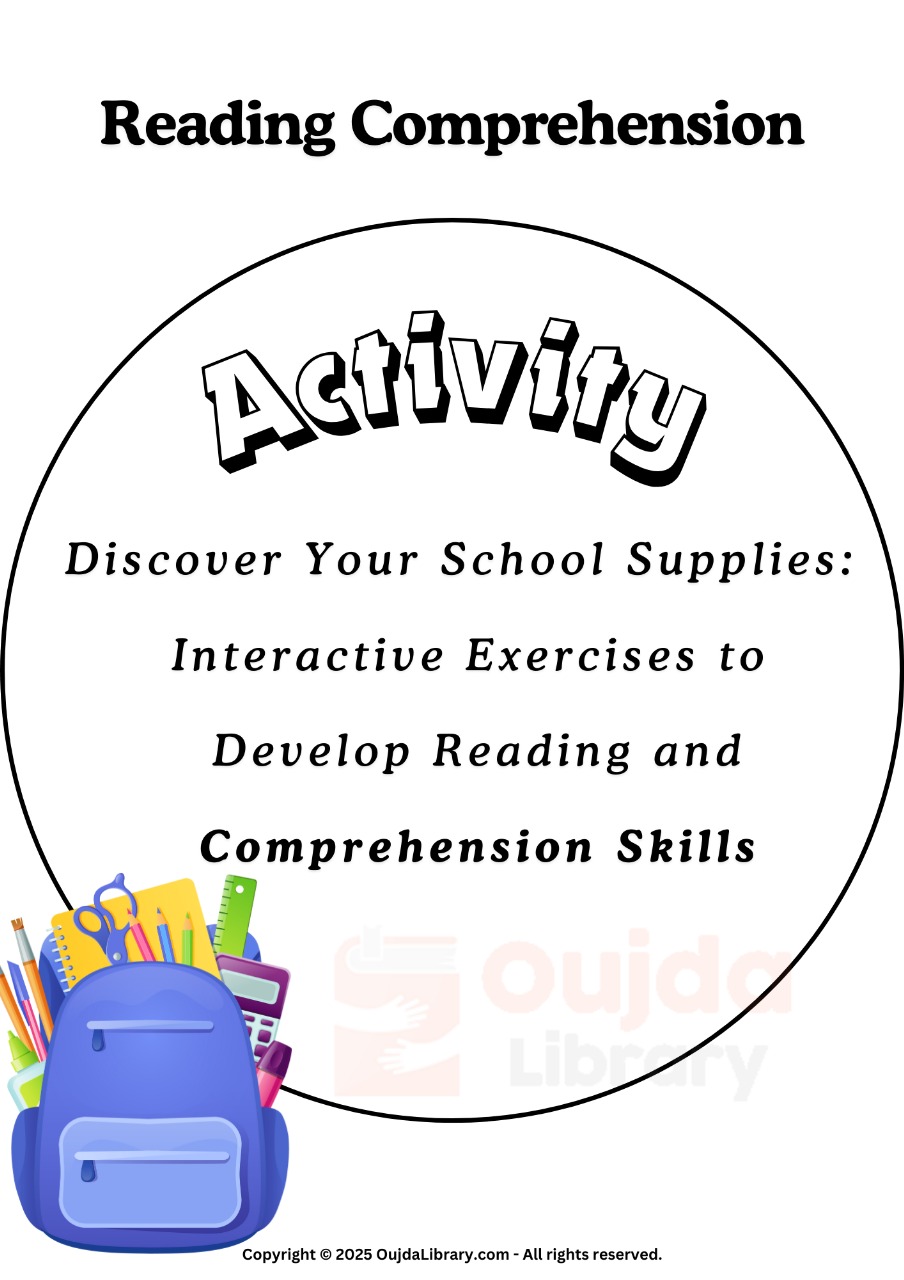 Discover Your School Supplies: Interactive Exercises to Develop Reading and Comprehension Skills