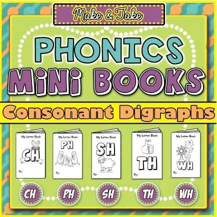 Phonics Mini Books Consonant Digraphs