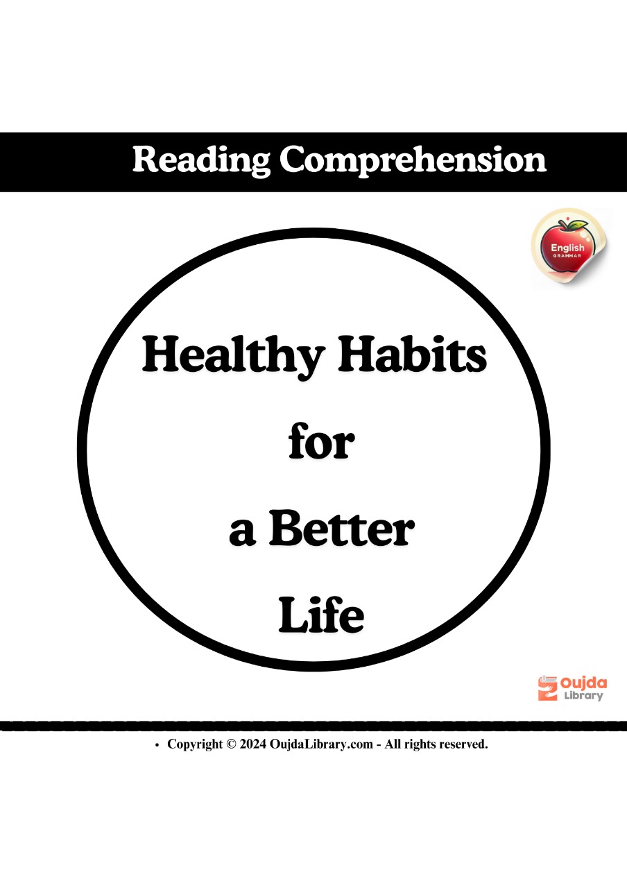 Healthy Habits for a Better Life